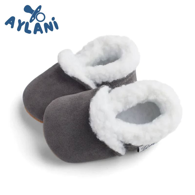 Chausson fourré Bebe gris