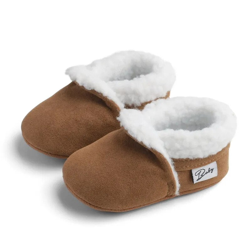 Chausson fourré Bebe marron