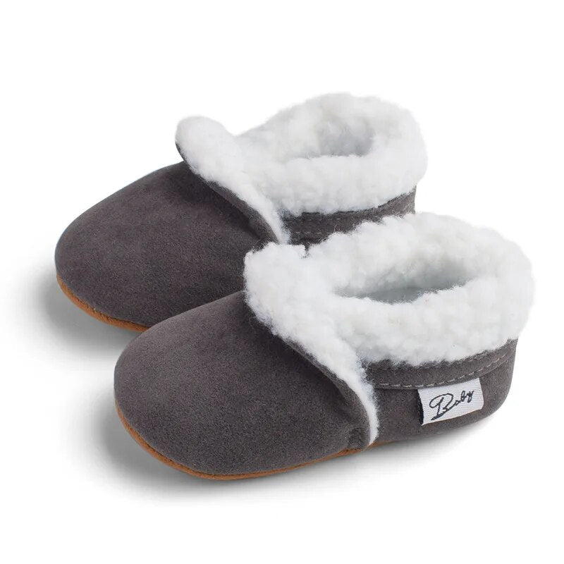 Chausson fourré Bebe gris